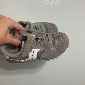 Gray Saucony Boys sneakers size 12